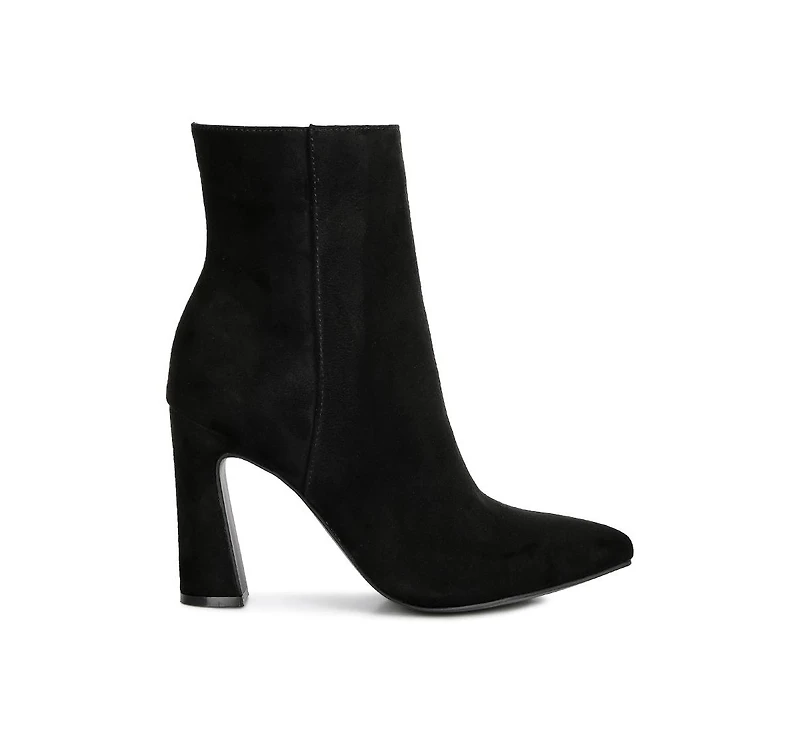Clubdate Block Heeled Ankle Boots Women