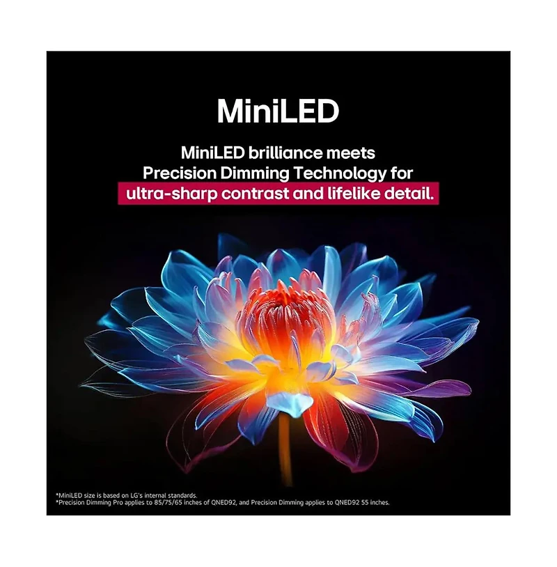 75" Class 85A Series Qned evo Ai MiniLED 4K Uhd Smart webOS Tv (2025) - 75QNED85AUA