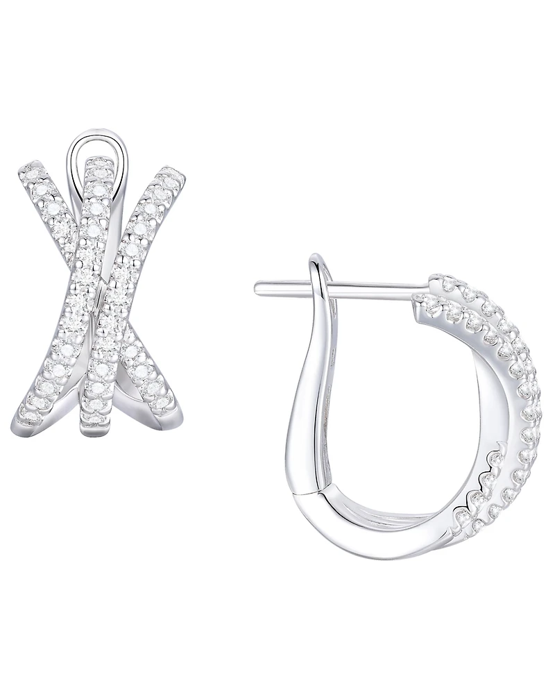 Macy's Diamond Earrings (1/2 ct. t.w.) in Sterling Silver