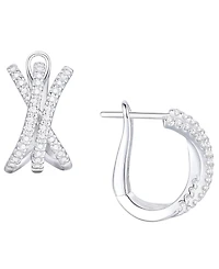 Macy's Diamond Earrings (1/2 ct. t.w.) in Sterling Silver