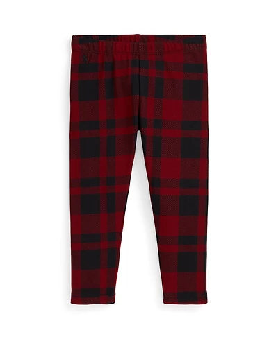 Polo Ralph Lauren Girls 2T-6X Elastic Plaid Leggings