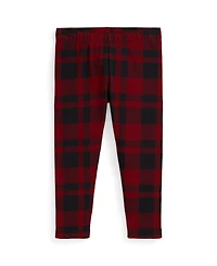 Polo Ralph Lauren Girls 2T-6X Elastic Plaid Leggings