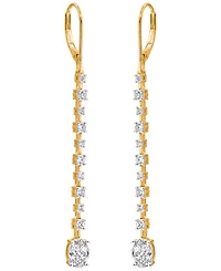 Macy's Diamond Long Drop Earrings (1 ct. t.w.) in 14K Yellow Gold