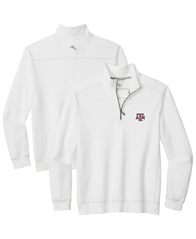 Tommy Bahama Men's White Texas A&M Aggies Montego Bay Half-Zip Jacket