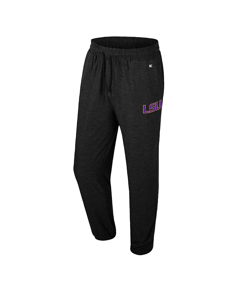 Colosseum Men's Black Lsu Tigers Revolution Jogger Pants