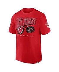 Fanatics Men's Red New Jersey Devils Decades Collection Made to Last T-Shirt