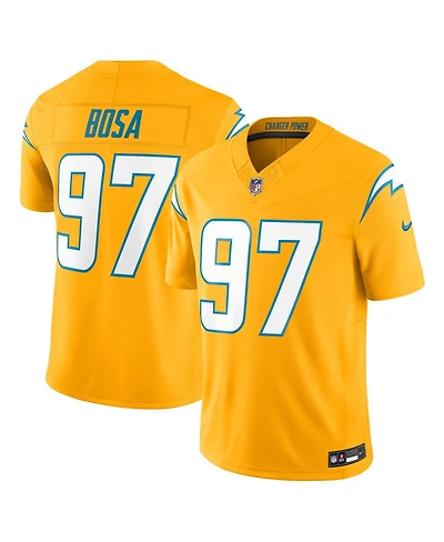 Nike Men's Joey Bosa Gold Los Angeles Chargers Alternate Charger Power Vapor F.u.s.e. Limited Jersey