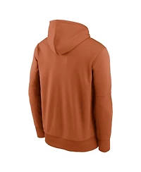 Nike Men's Texas Orange Longhorns Team Stacked Performance Pullover Hoodie