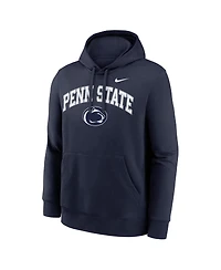 Nike Men's Navy Penn State Nittany Lions Club Fleece Arch Pullover Hoodie