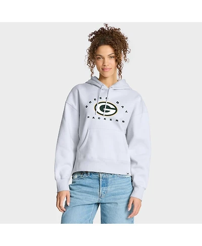 Fanatics Women's White Green Bay Packers Eligible Receiver Legacy Pullover Hoodie