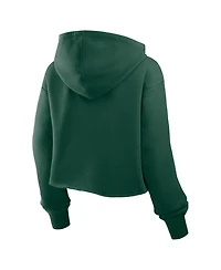 Fanatics Women's Green Bay Packers Oversized Hometown Heritage Cropped Hoodie