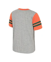 Colosseum ToddlerHeather Gray Miami Hurricanes Airball T-Shirt