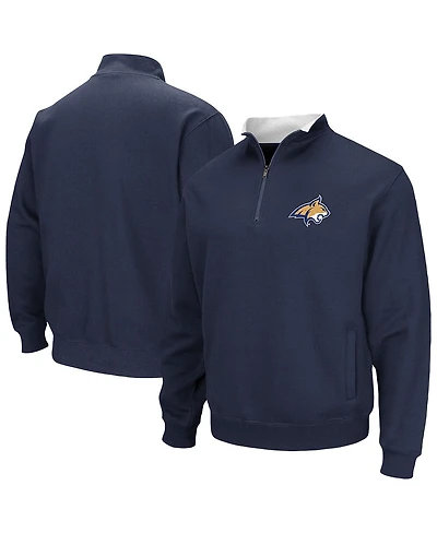 Colosseum Men's Navy Montana State Bobcats Tortugas Quarter-Zip Pullover Sweatshirt
