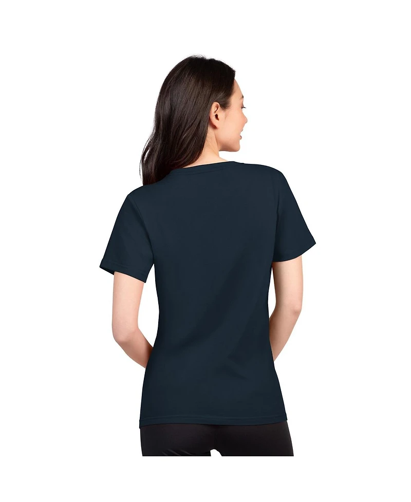 G-iii 4Her by Carl Banks Women's Navy Houston Texans Super-Slim Lightweight Winning Crew T-Shirt