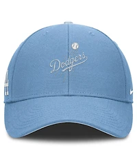 Nike Men's Light Blue Los Angeles Dodgers Rise Dri-Fit Adjustable Hat