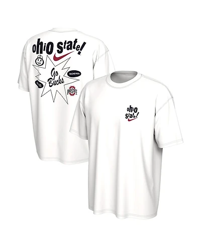 Nike Men's White Ohio State Buckeyes Max90 T-Shirt