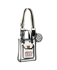 Wear by Erin Andrews Washington Commanders Clear Stadium Coin Pouch with Crossbody Purse
