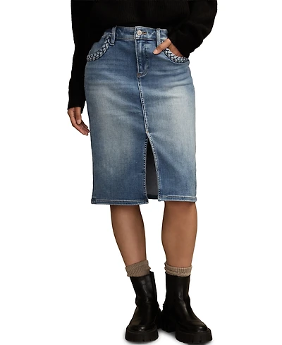 Lucky Brand Women's Legend Denim Midi Skirt