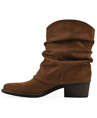 White Mountain Women's Alden Mid Calf Western Booties