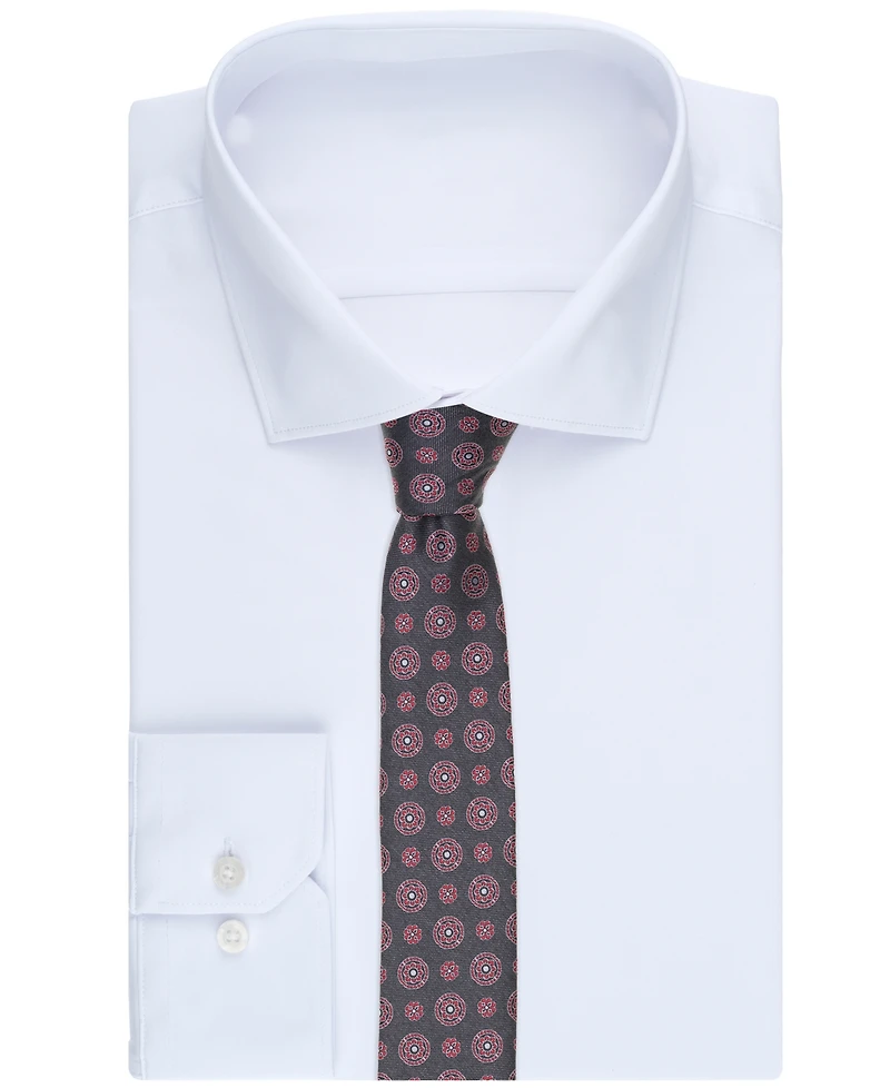 Bar Iii Men's Crimson Neat Printed Tie, Macy's Exclusive