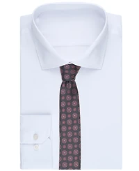 Bar Iii Men's Crimson Neat Printed Tie, Macy's Exclusive