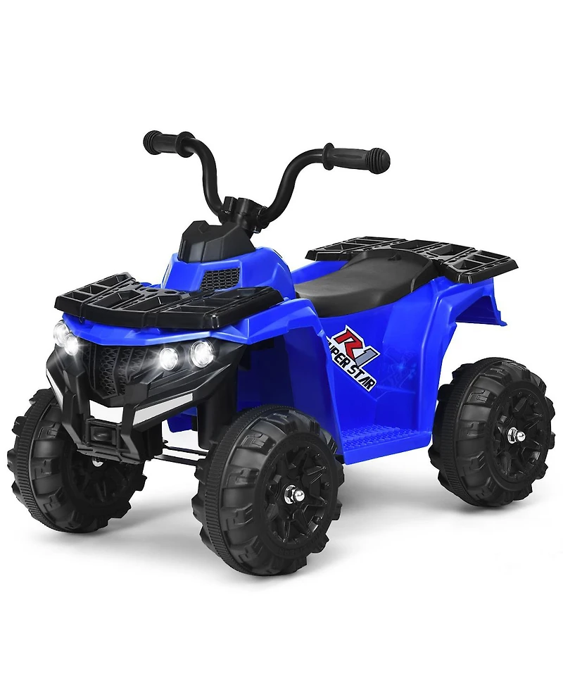 Gymax Kids Ride On Car 6V Battery Powered Atv w/4 Anti-skid Wheels Music Player