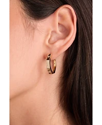 Le Vian Nude Diamond Octagon Shape Small Hoop Earrings (1/5 ct. t.w.) in 14k Gold, 0.9"
