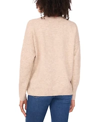 Vince Camuto Women's Cozy Crewneck Long-Sleeve Extend-Shoulder Sweater