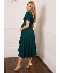 Tiffany Rose Maternity Waterfall Midi Dress