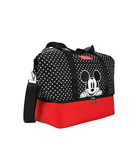 Disney Mickey Mouse Peeking Black 18" Nylon Duffle Bag
