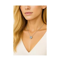 Heart Necklace with Cubic Zirconia Crystal