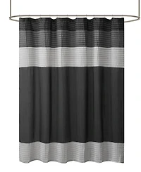 Madison Park Amherst Faux Silk Shower Curtain, 72" x 84"