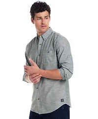 Weatherproof Vintage Men's Winter Chambray Solid Shirt