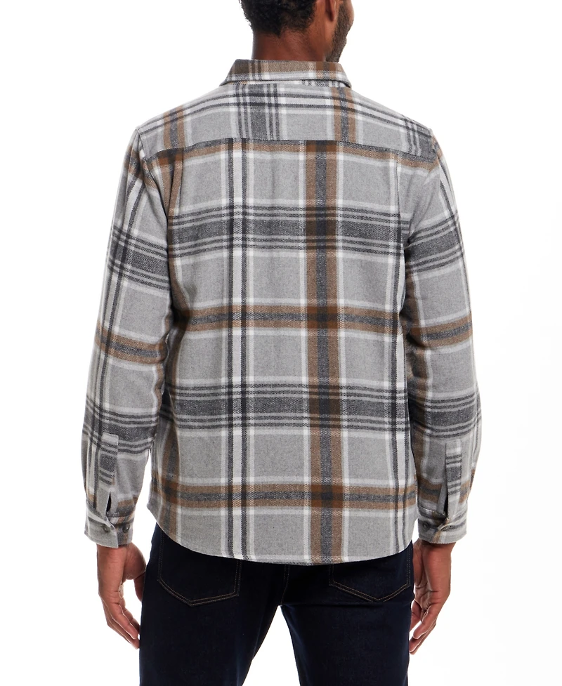 Weatherproof Vintage Men's Plaid Shirt Jacket