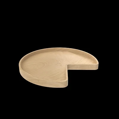 Rev-a-Shelf 28" Lazy Susan Kidney-Shaped 1-Shelf Swivel Bearings, 4WLS201-28-BS52