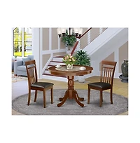 East West Furniture Dining Room Set Mahogany