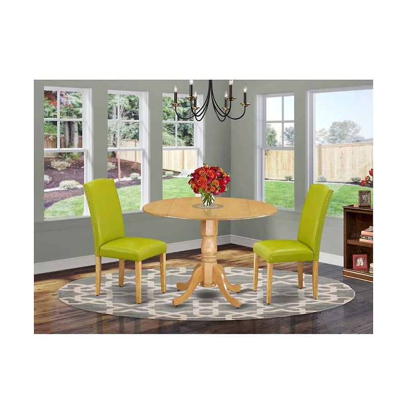 East West Furniture Dining Room Set Oak
