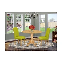 East West Furniture Dining Room Set Oak