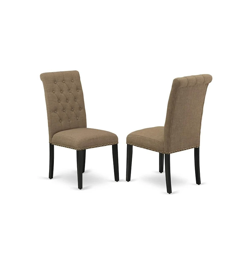 East West Furniture Dining Room Set Black