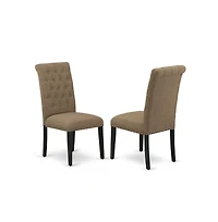 East West Furniture Dining Room Set Black