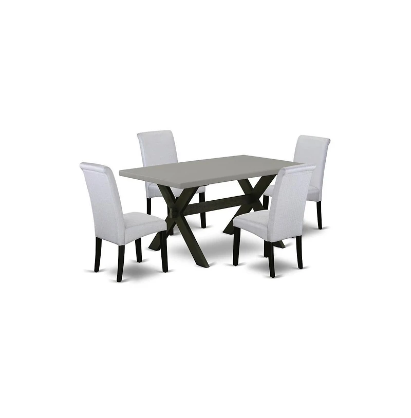 East West Furniture 5-Pc Dining Room Set