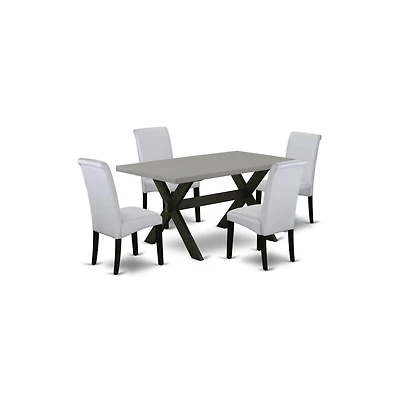 East West Furniture 5-Pc Dining Room Set