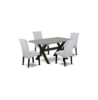 East West Furniture 5-Pc Dining Room Set