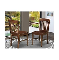 East West Furniture 3-Pc Dining Room Table Set