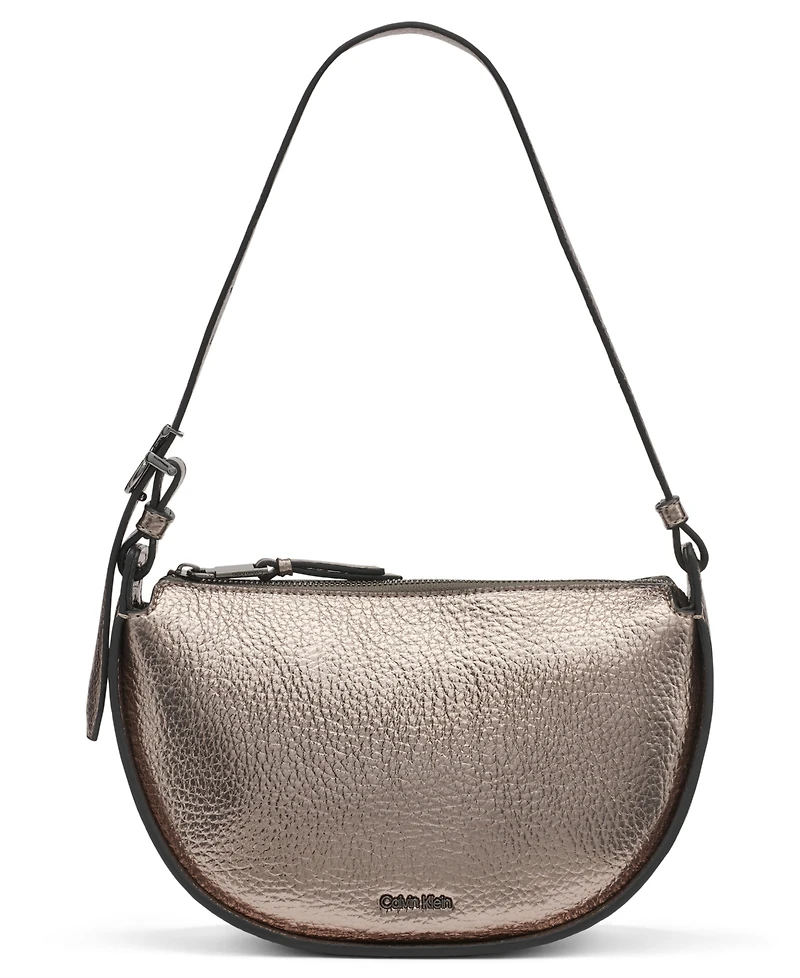 Calvin Klein Women's Gemma Metallic Shoulder Bag