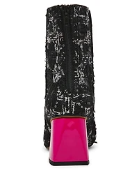 Betsey Johnson Women's Stevie Block Heel Dress Booties