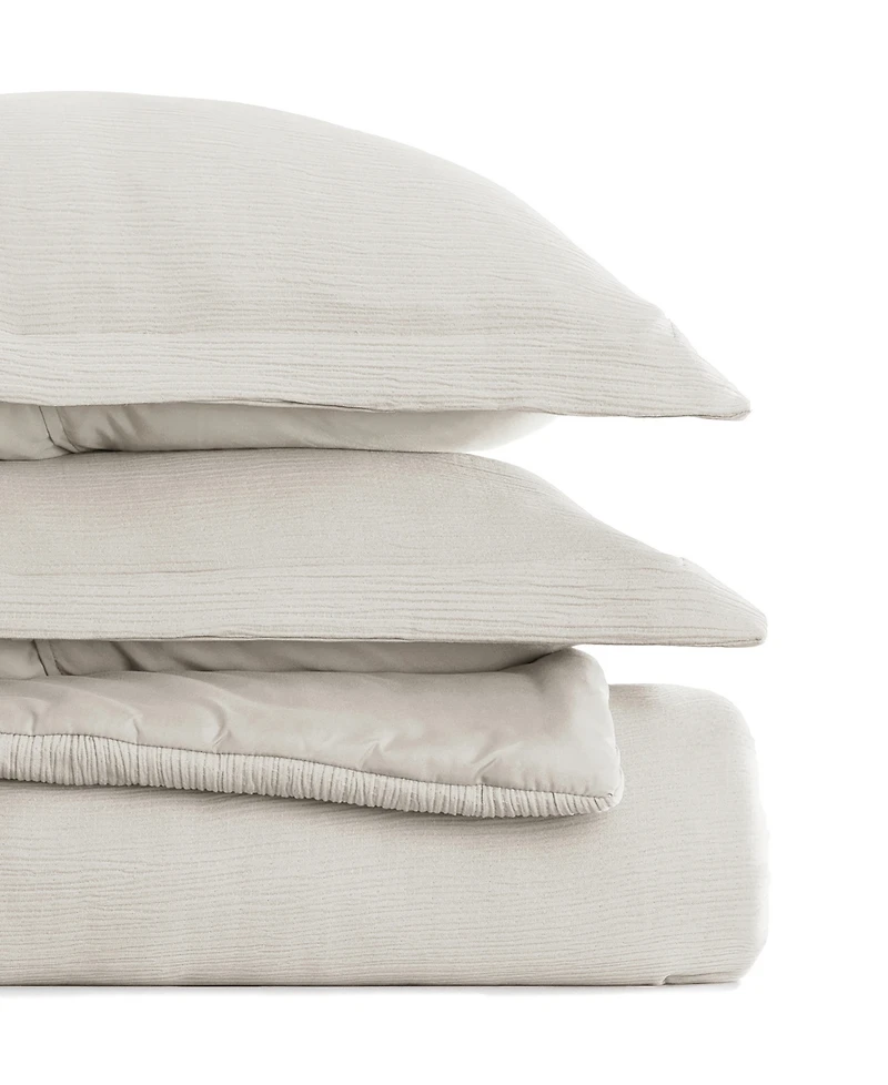 Ienjoy Home Cloud Weave Gauze 3-Pc. Comforter Set, Full/Queen