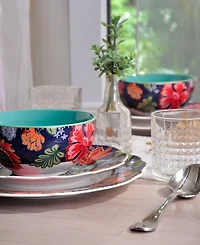 222 Fifth Chintz 12-Pc. Dinnerware Set, Service for 4
