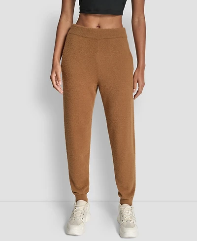 Dkny Women's Feather Yarn Tonal Jogger
