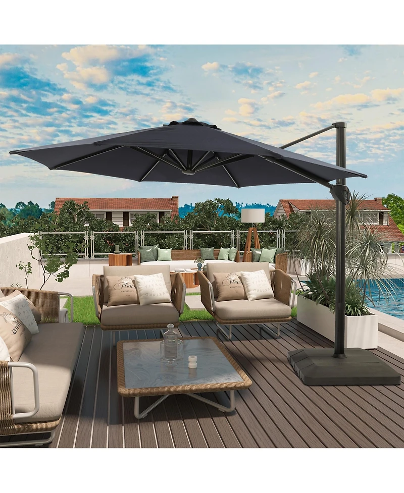 Casainc 11 Ft Umbrella for Outdoor Patio without Base